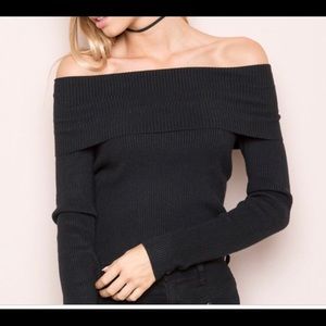 Brand Melville Off the Shoulder Sweater